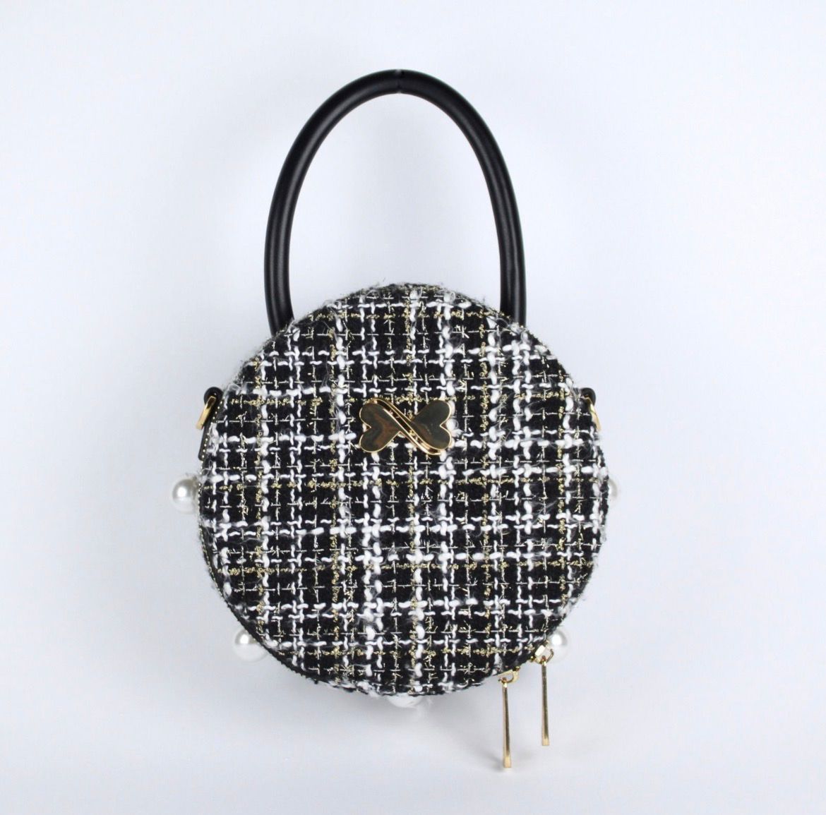 Luna - Black Tweed