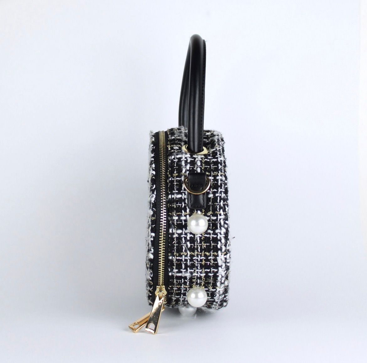 Luna - Black Tweed