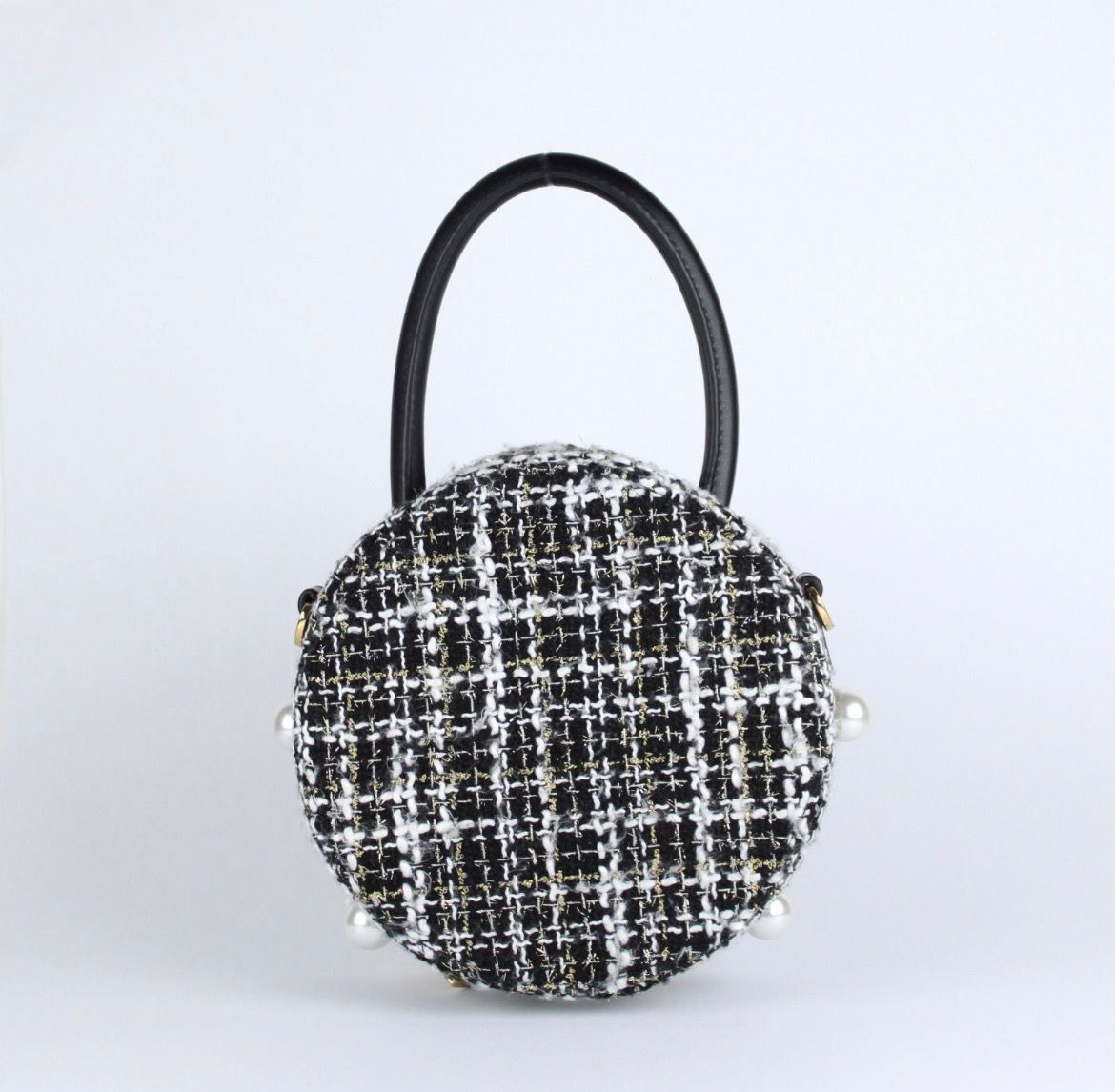 Luna - Black Tweed