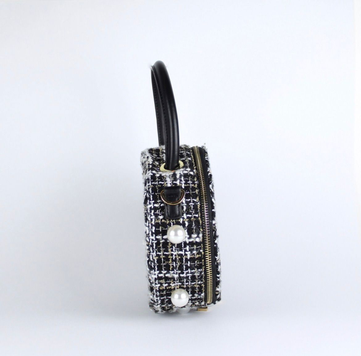 Luna - Black Tweed
